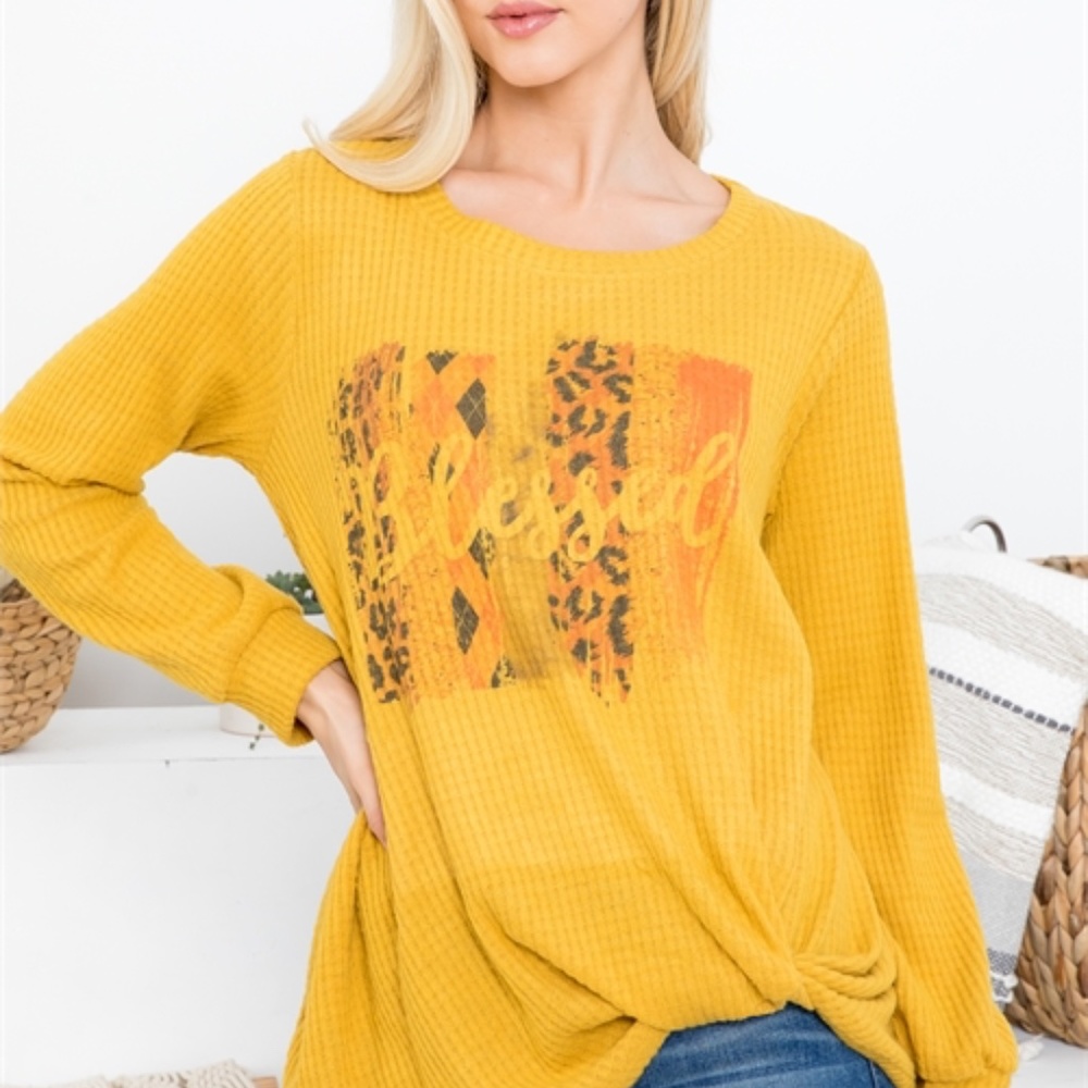 Blessed long sleeve top